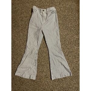 Hayden Los Angeles‎ Girls - Black & white striped pull on pants, sz 7/8